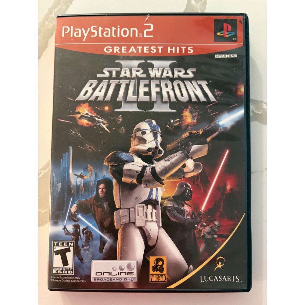 Star Wars Battlefront II PS2 Playstation 2 , Video Game , Retro, Gaming